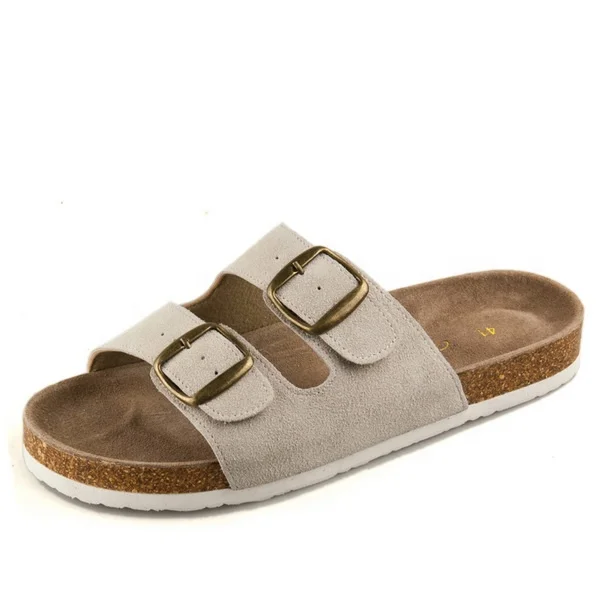 
Fashion design top quality women outdoor soft cork sole slipper 