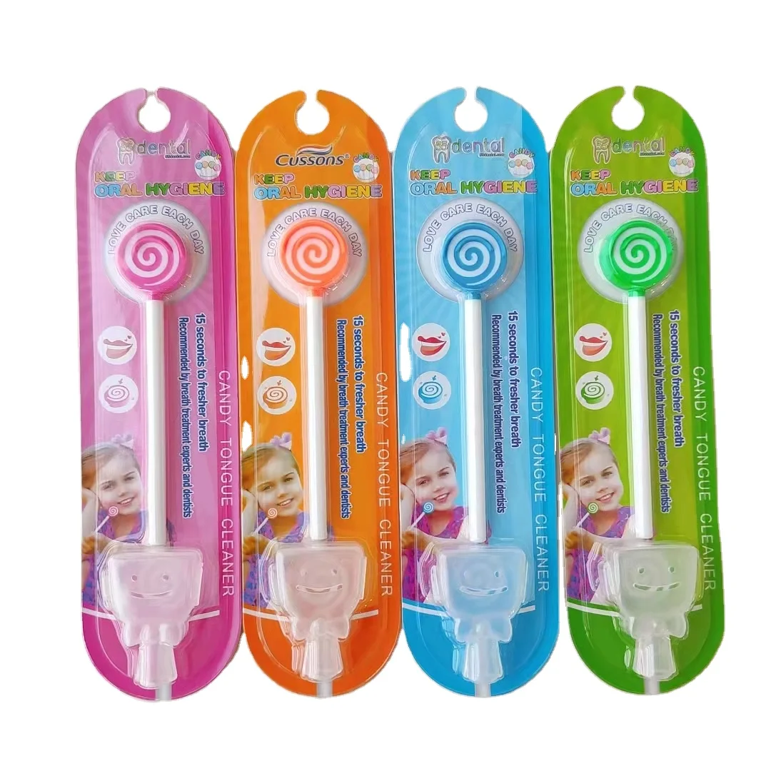 wholesale OEM/ODM kids toothbrush manufacturers tongue cleaners tongue cleaner scraper for kids