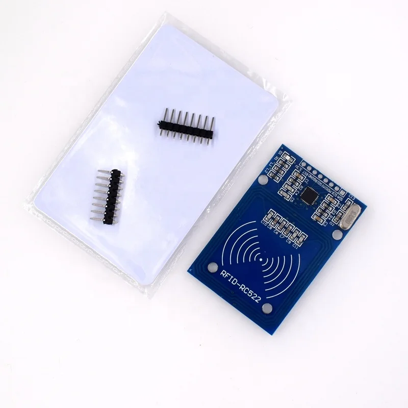#126C RC522 RFID IC card reader sensor module read write card with a white card and MFRC522 Pin