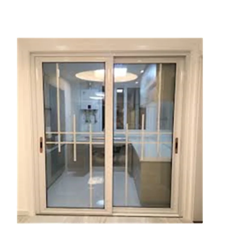 FRP PU polyurethane fiberglass sound proof double glass sliding door