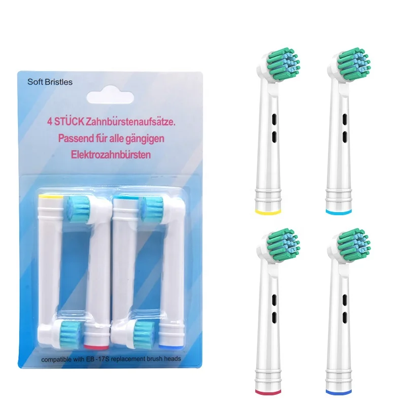 Factory sale soft bristle tooth brush heads for oral brush EB17S-P