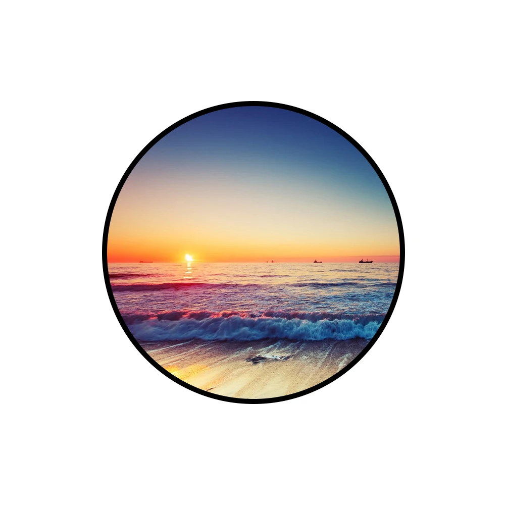 High Quality Round LCD Panel with IPS Technology Digital Signage Display