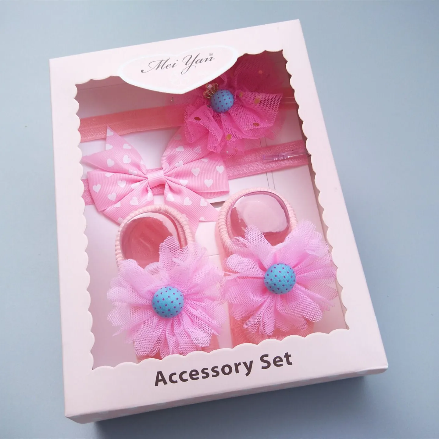 AliExpress baby hair accessories with socks children bronzing leopard print headband headdress customization 5 inch