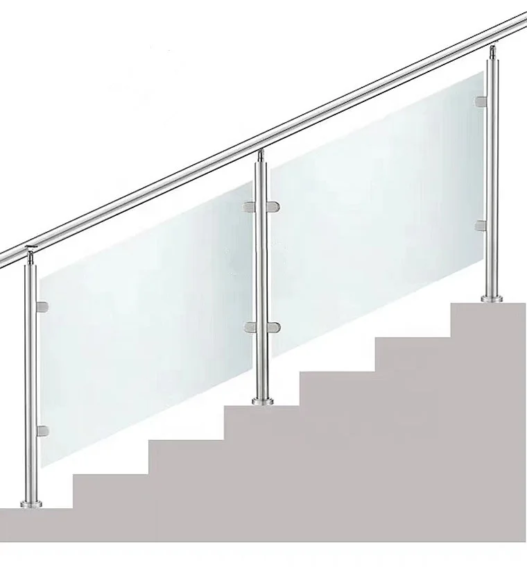Foshan Factory cheap stainless steel stair handrail railing posts,square column, railing pillar
