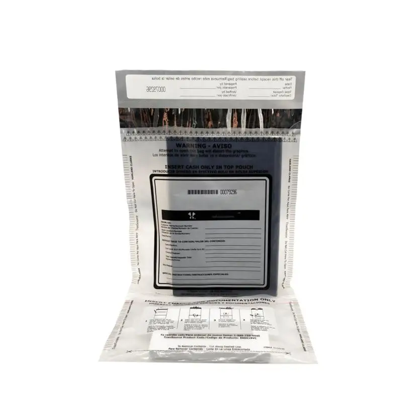 Security Bag Uncover the Word Confidential Document Bag Hot Bank Anti-counterfeiting Coin Purse Tamper-evident
