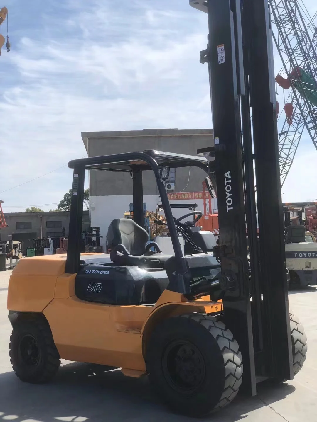 4.0ton used Japan forklift 7 - FD40 secondhand  Multifunction forklift parts  toyota 4.0ton for sale