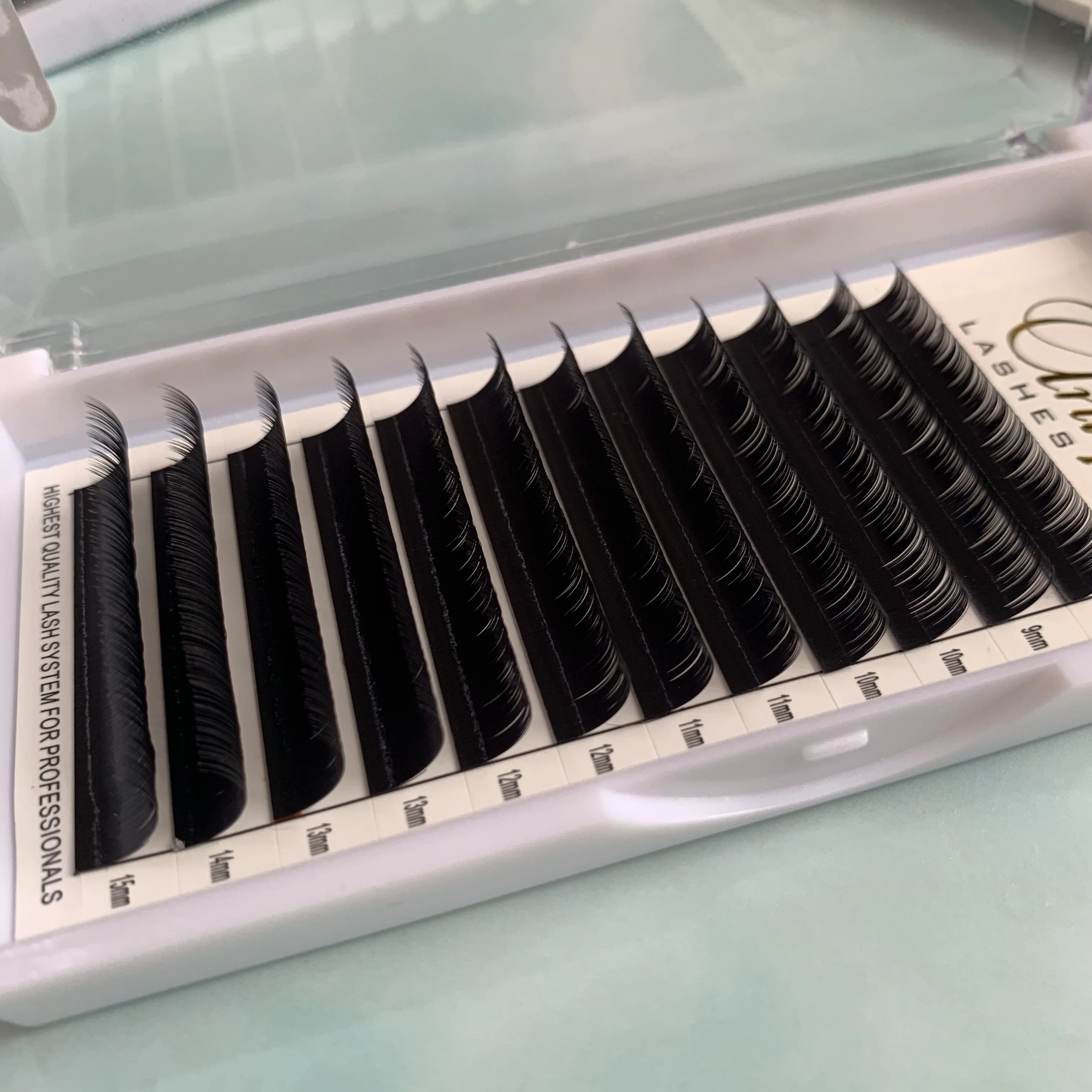 Individual Classic Lashes Premium PBT B C CC D DD Curl Single Mink Individual False Eyelash Extensions
