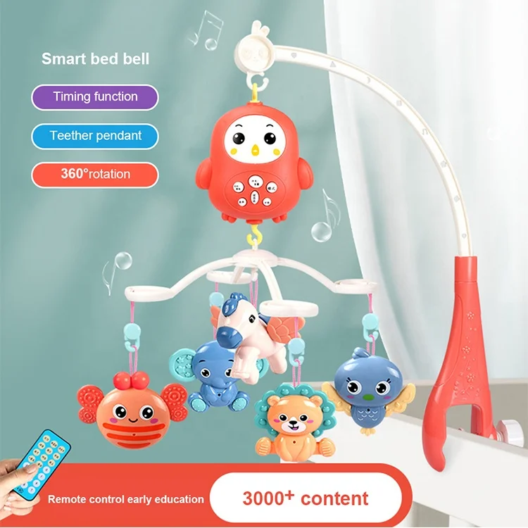 Baby Crib Mobile with Lights and Relaxing