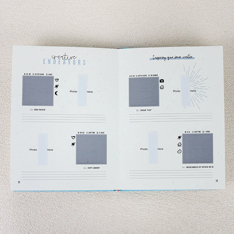 Custom Hardcover Date Night Games Adventure Challenge Couples Scratch Off Book for Anniversary Wedding Gift