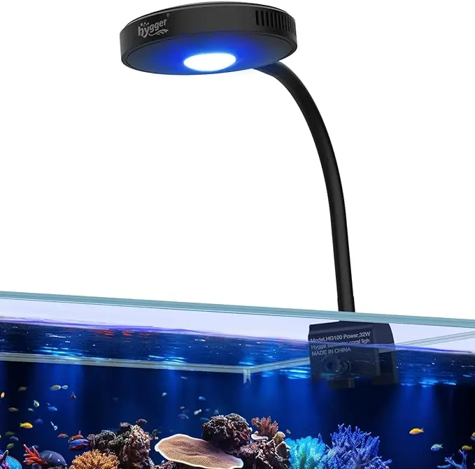 Hygger Nano аквариум LPS SPS освещение, 30 Вт Диммируемый аквариумный светодиодный рифовый свет