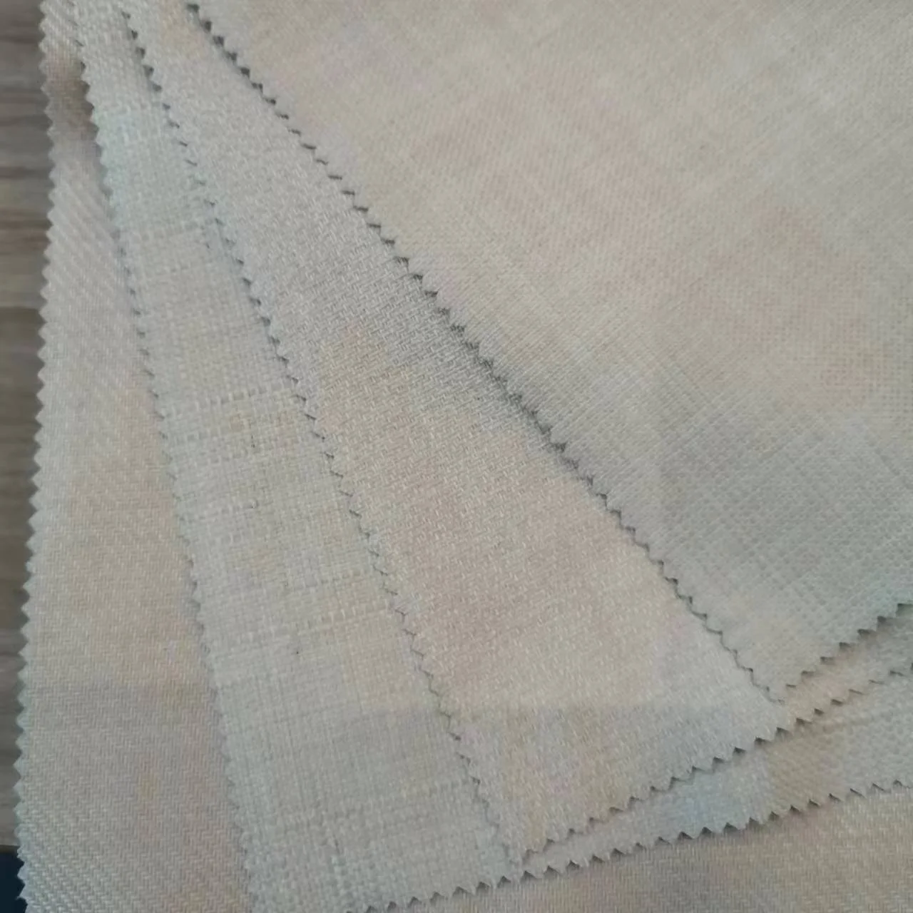 Hometextile linen look curtain coating fabric