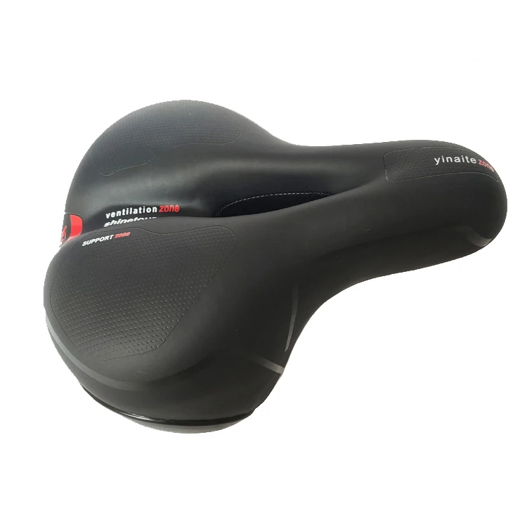 Direct from Manufacturer Comfortable Bike Saddle Soft Road Mountain Bike Seat Cushion Tail Light Carbon Material Bicycle Use