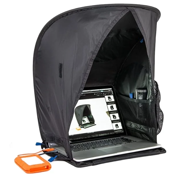 
customized Portable Sun Shade Weather Protecting Carrying Case for Laptop Tablet Cell Phone Laptop Sun Shade Visor 