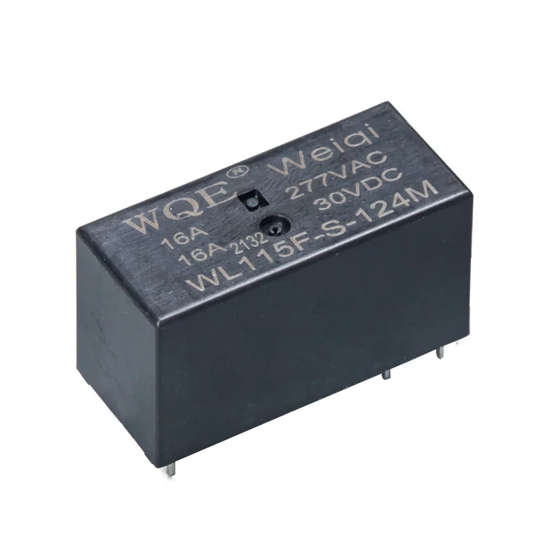 WQE 5/6/9/12/18/24/48/60/110vdc 0.4w 16A 16 amp miniature high power relay power relay 8 pins 220v ac power relay 110 vdc coil