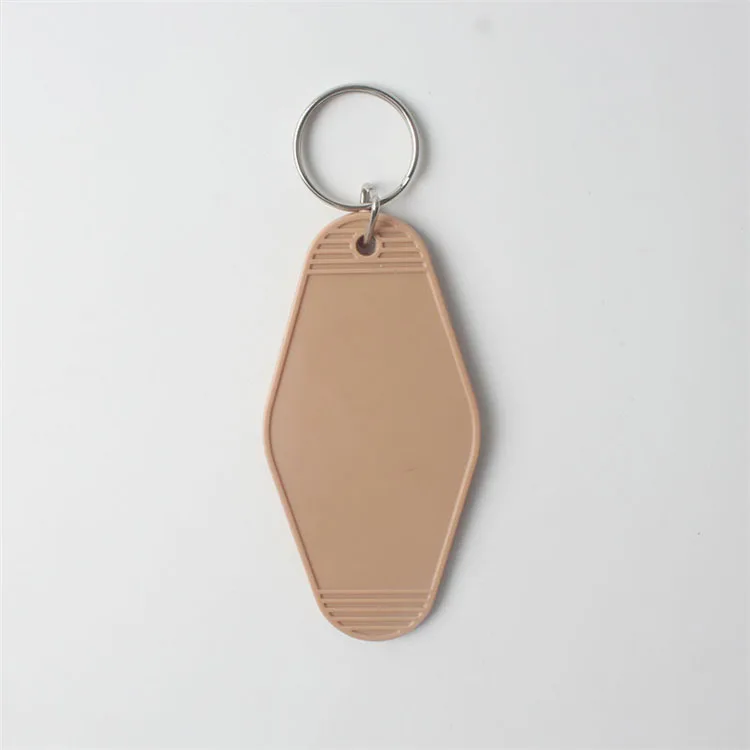 Promotion Acrylic Plastic Keychain Blank Logo Print Keytag Custom Motel Hotel Keyfob