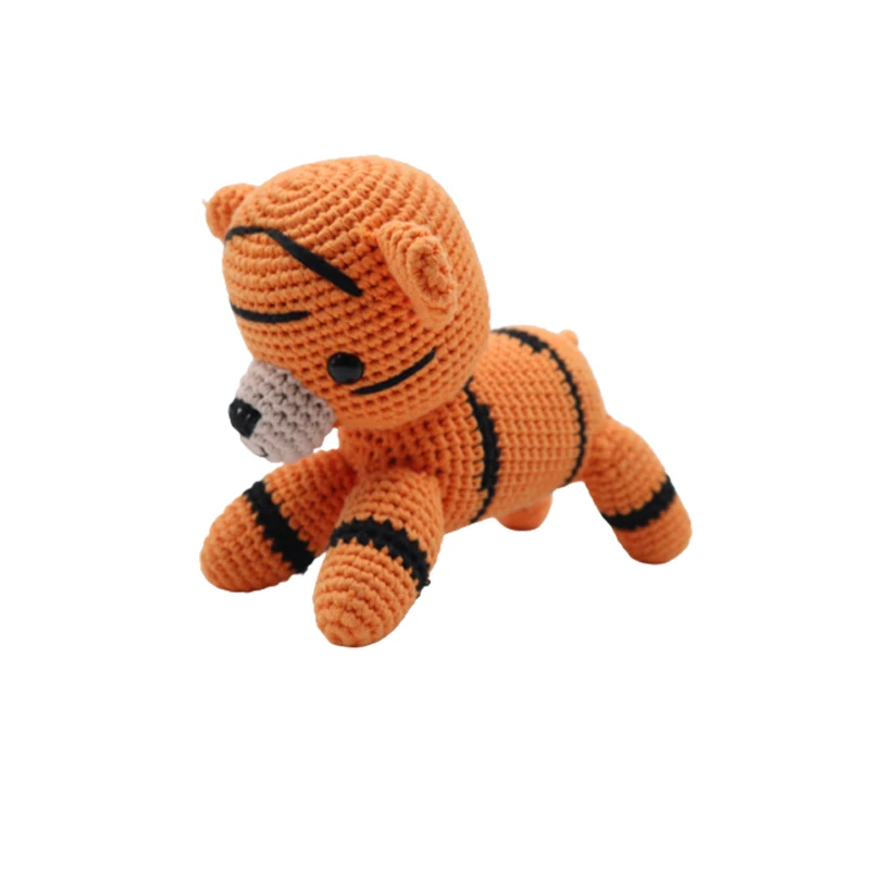 TUGE-Baby crochet amigurumi animal doll crochet knitted safe toy handmade knitting stuffer plush crochet Keychain animal doll