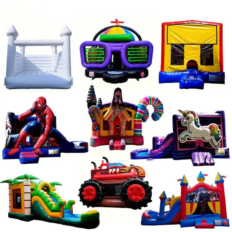 Hot Sale Small Inflatable Bouncer Castle Game for Kids Inflatable House Party Jump Bouncing and Slide Combo Outdoor