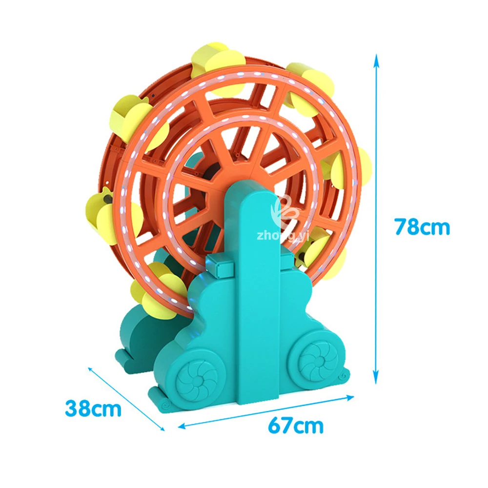 Zhongyi Amusement Park Patent Ferris wheel for the water sand truck Large Sand Pool Toy with Ceramic Particle Colored Sand