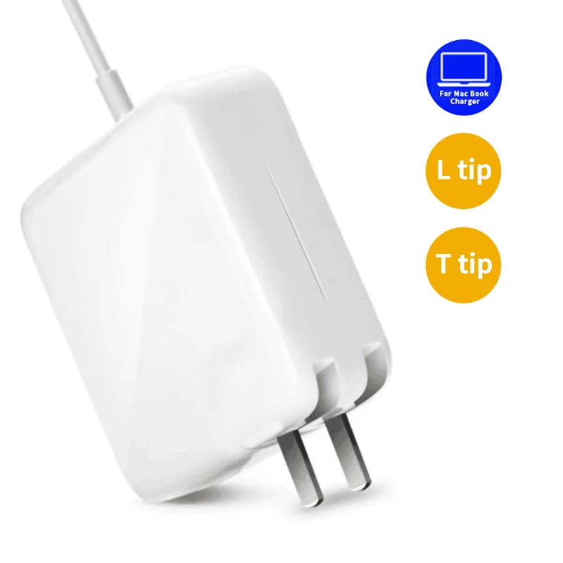 85W T -tip Shape MagSafety Laptop Cargador for Apple Macbook Air Magsaf 2 Charger