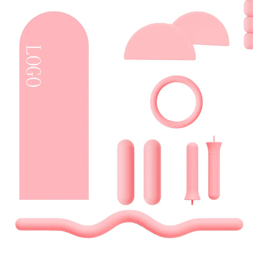 Home Gym Fitness Set Yoga Pilates Accessories Balance Blocks Yoga Mat Silicone Dumbbell Power Ring Rubber Dumbbell Barbell Bar