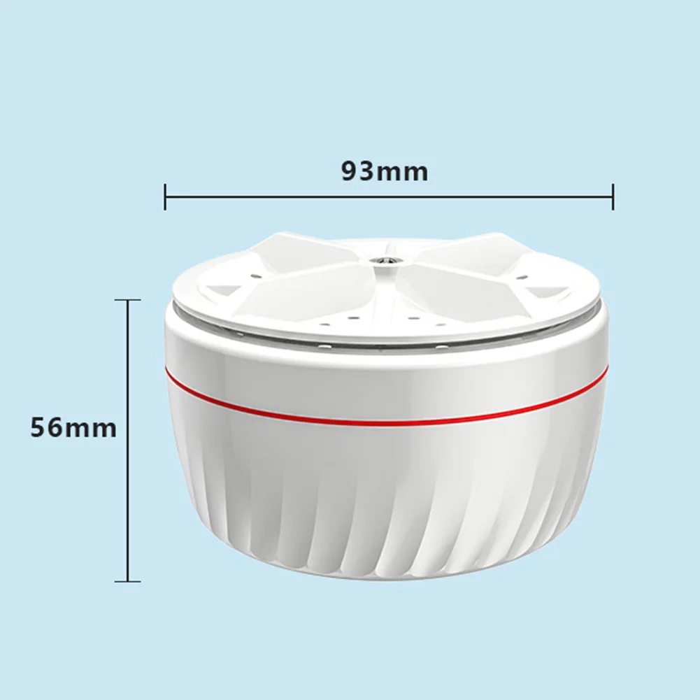 USB Travel Washer Washing Air Bubble Machine Ultrasonic Rotating Turbine Washing Machine for Socks Underwear Wash Dishes