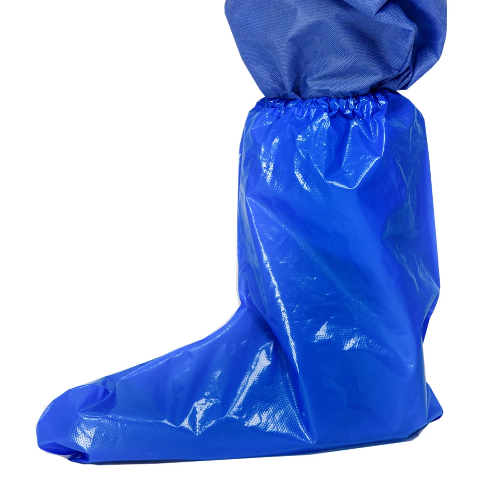 Disposable factory wholesale customized MEDLINK hospital cleanroom use PE cheap waterproof shoe cover