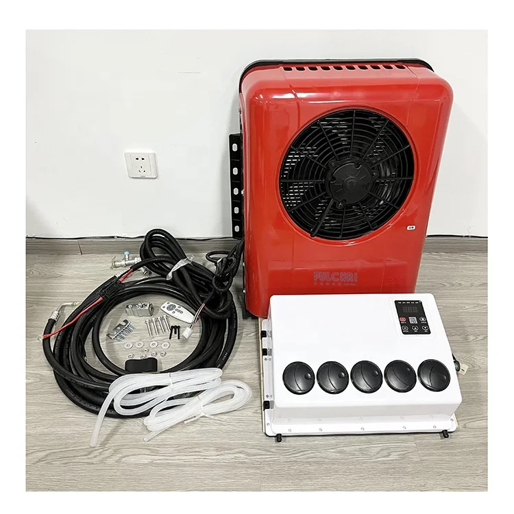 parking air conditioner 12v 24v electric parking air conditioner split parking cooler for Trucks Excavator