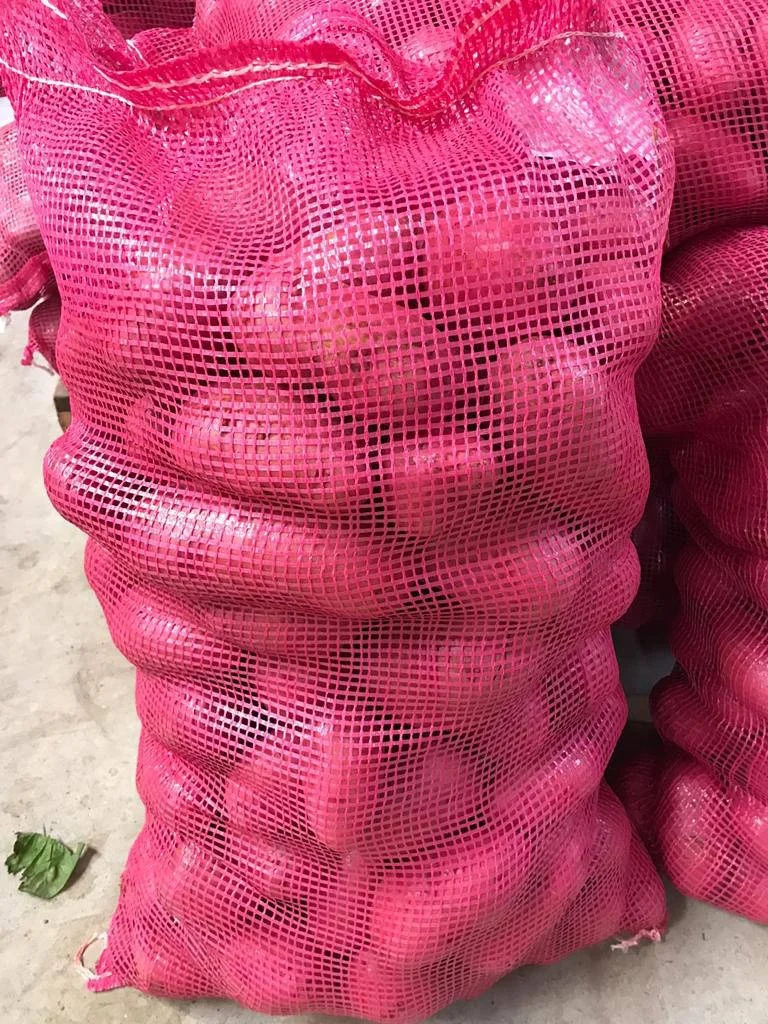 Manufacturer price 50*80 red onion PP mesh bag for fruits vegetable package