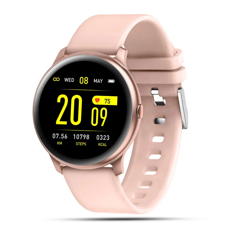 KW19 Smart Watch Women Man Heart Rate Monitor Blood Pressure Music Fitness Smart Bracelet Sport Smartwatch