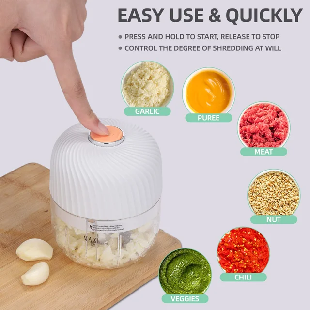 New kitchen tools and gadgets 2024 ginger garlic chopper nutmeg wasabi grater zester chopper garlic press with storage container