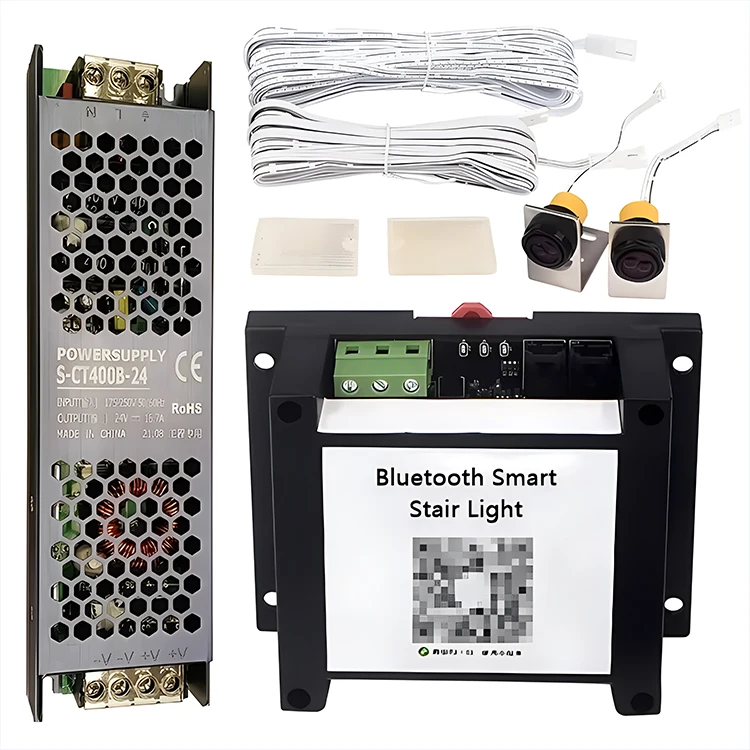 Motion sensor LED Cob line light chasing water LED staircase step light DC12V 24V intelligent sensing linear light VOC