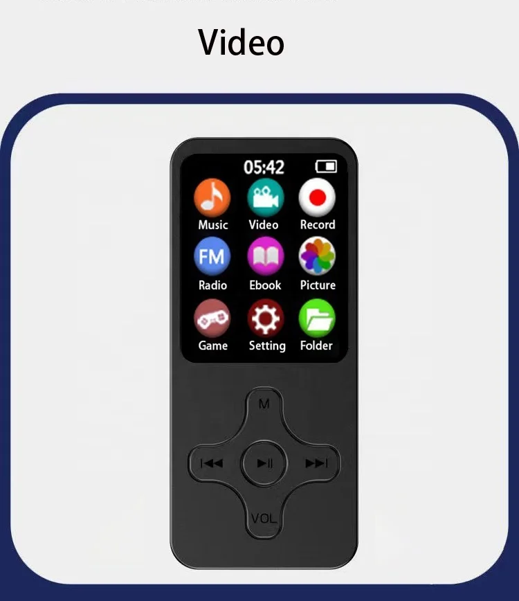 Custom digital mini mp 3 audio reproductor mp3 music player portable walkman