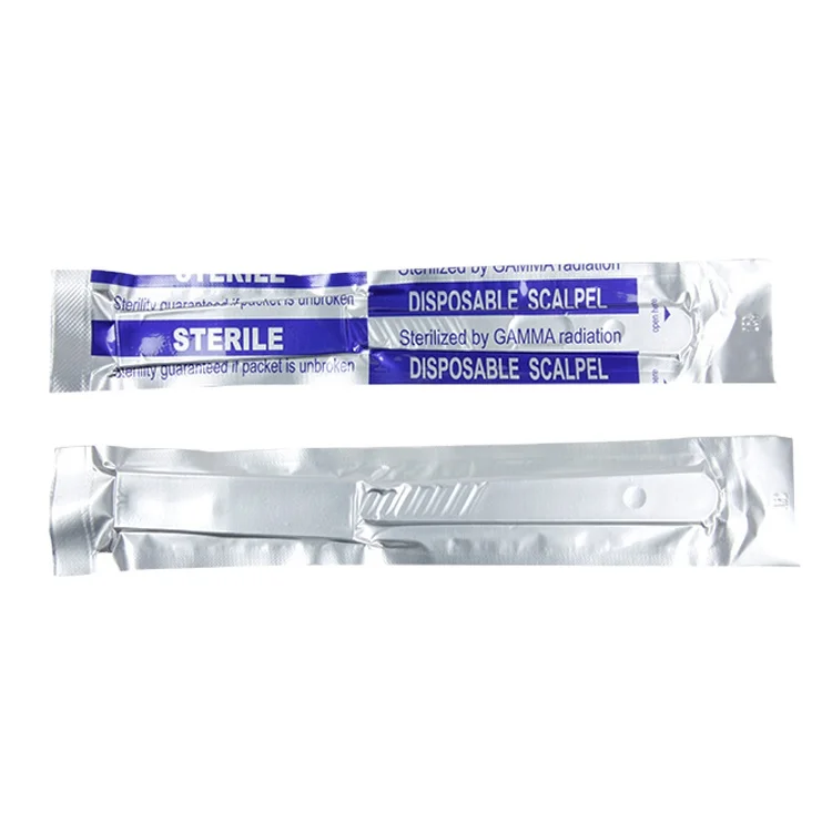 Surgical Blade 11 Holder Handle Carbon Steel Surgical Blades For Sterile