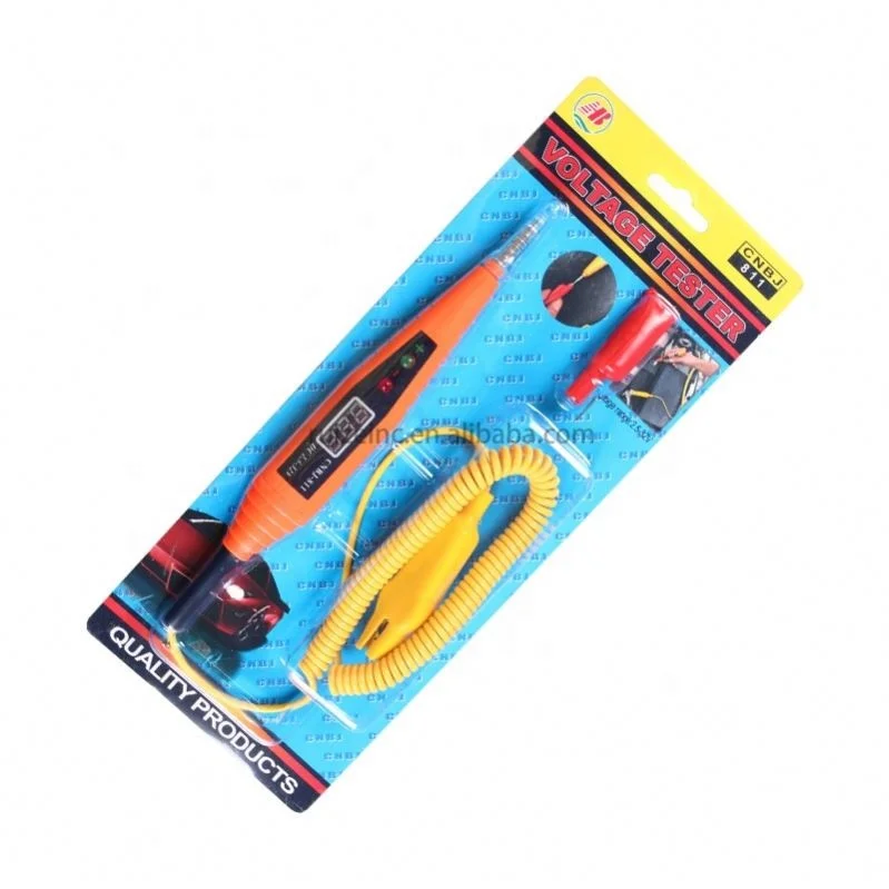 Автомобильная электрическая ручка линия ремонта индукционный тестовый карандаш цифровой дисплей тестовая лампа знаменитости электрозонд 12v24v