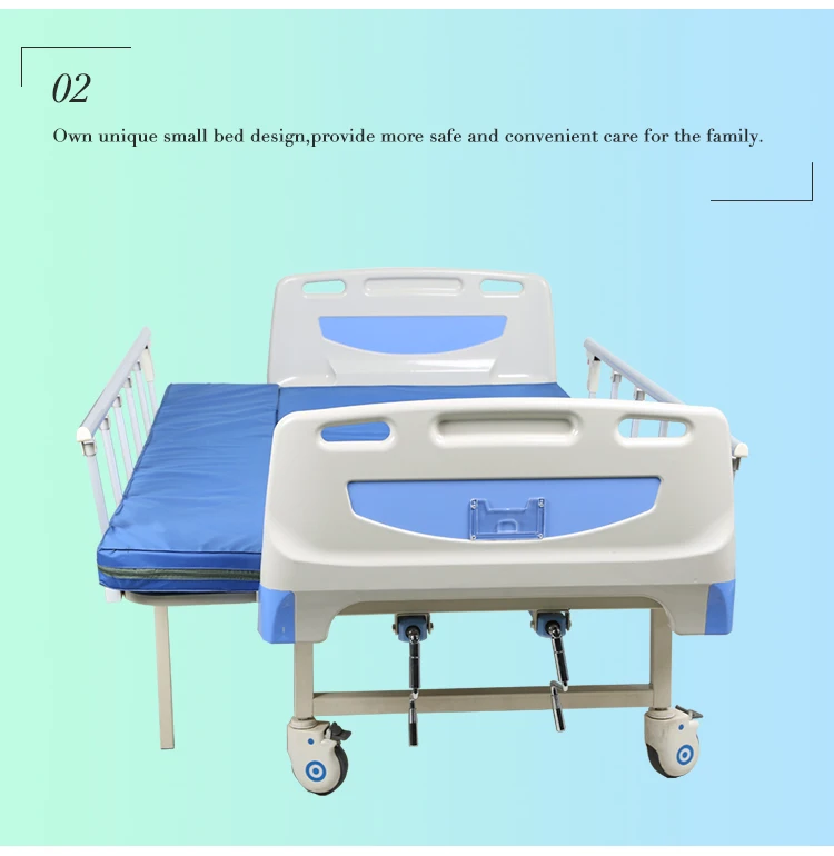 Manual hospital bed, manual double crank hospital bed, manual two function hospital bed 2 cranks