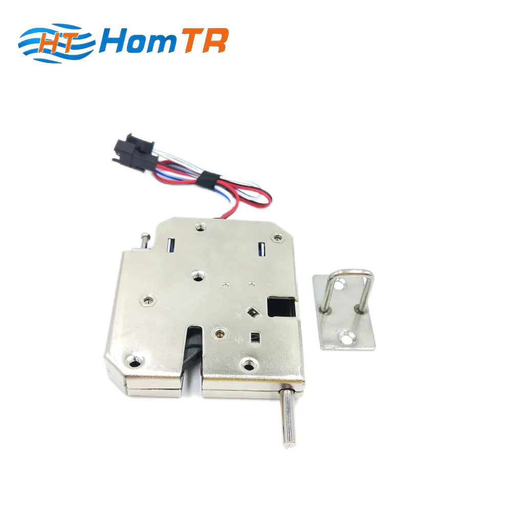 HomTR 66*73*13MM Durable DC12V 24V Solenoid Customized Salt Spray Test Smart Cabinet Door Lock