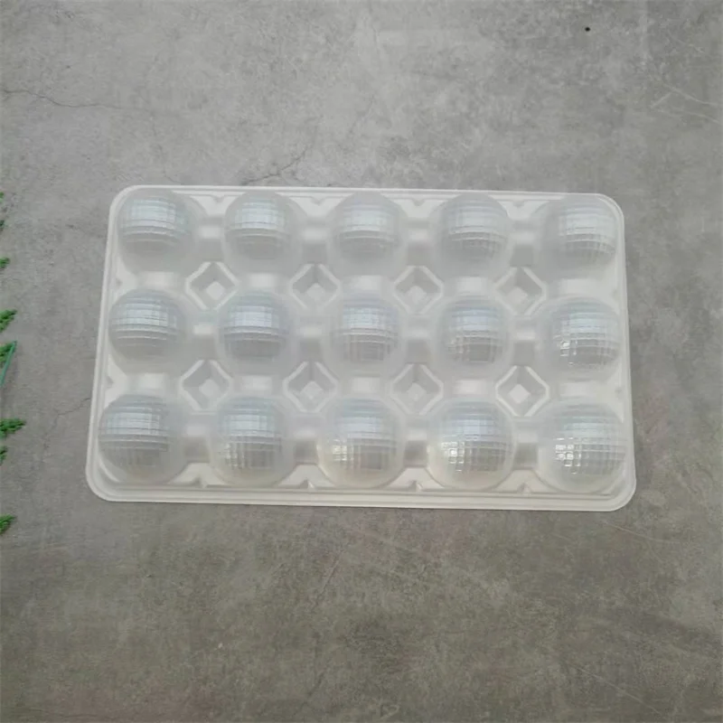 Natural color disposable plastic pp tray for meatball