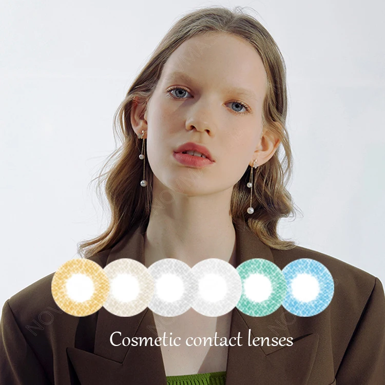 Colored Wholesale OEM Manufacturers Yearly Natural circle contact lenses myopia contact lenses to buy