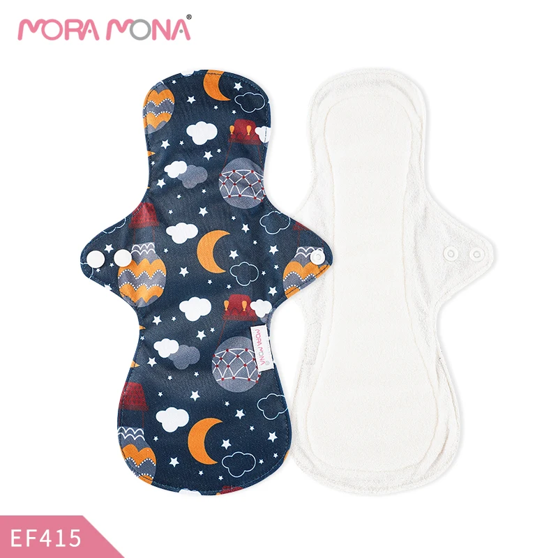 Гигиенические прокладки Mora mona из бамбуковой радужной ткани для женской гигиены Многоразовые водонепроницаемые гигиенические