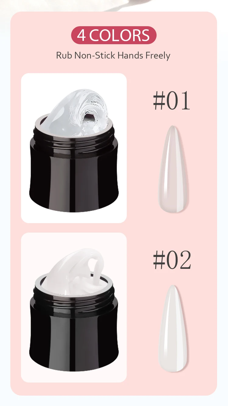 High strong  long lasting Private labels soak off camouflage builder nail extension uv gel