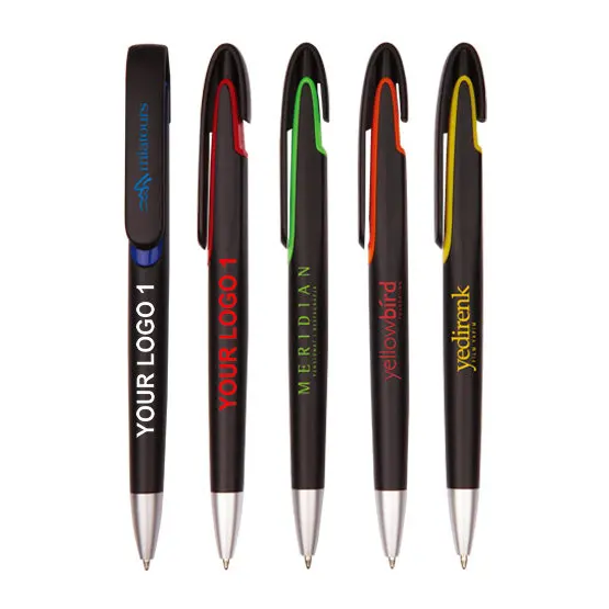 Personalized promotional plastic ball point pen cheap logo pen ballpoint printed pen with custom logo