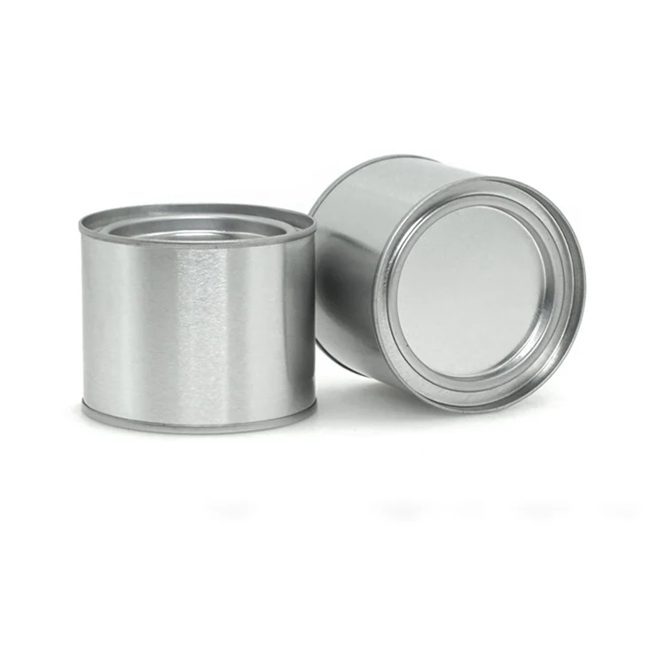 OEM Metal Storage Box Food Sealed Jars Cookie Cake Packaging Box Coffee Tea Cans Cream Tin Jar