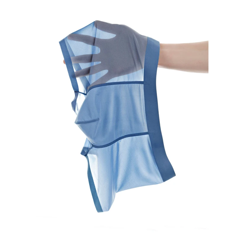 
Mens Fashion Sexy Boxer Brief See Through Ultrathin Nylon Spandex Underwear 