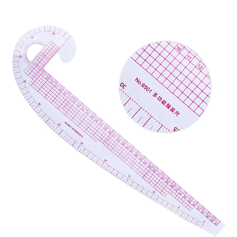 MCZ-21 оптовая продажа пластиковая французская кривая линейка направляющая для рисования