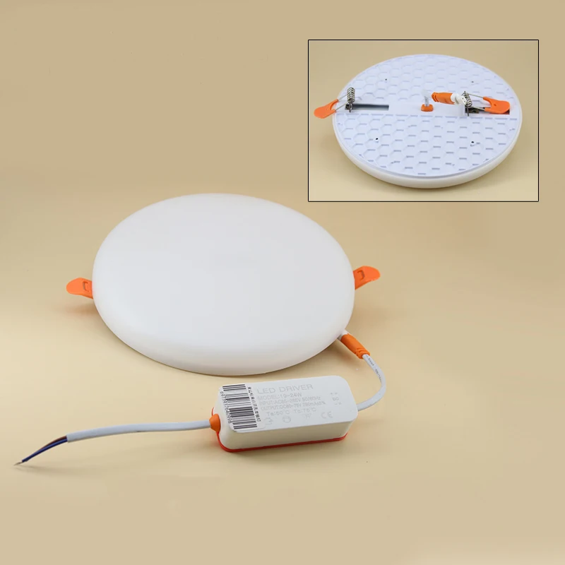 CHZM Modern Home Improvement Square Round Borderless 180-degree Lighting Led Panel Light