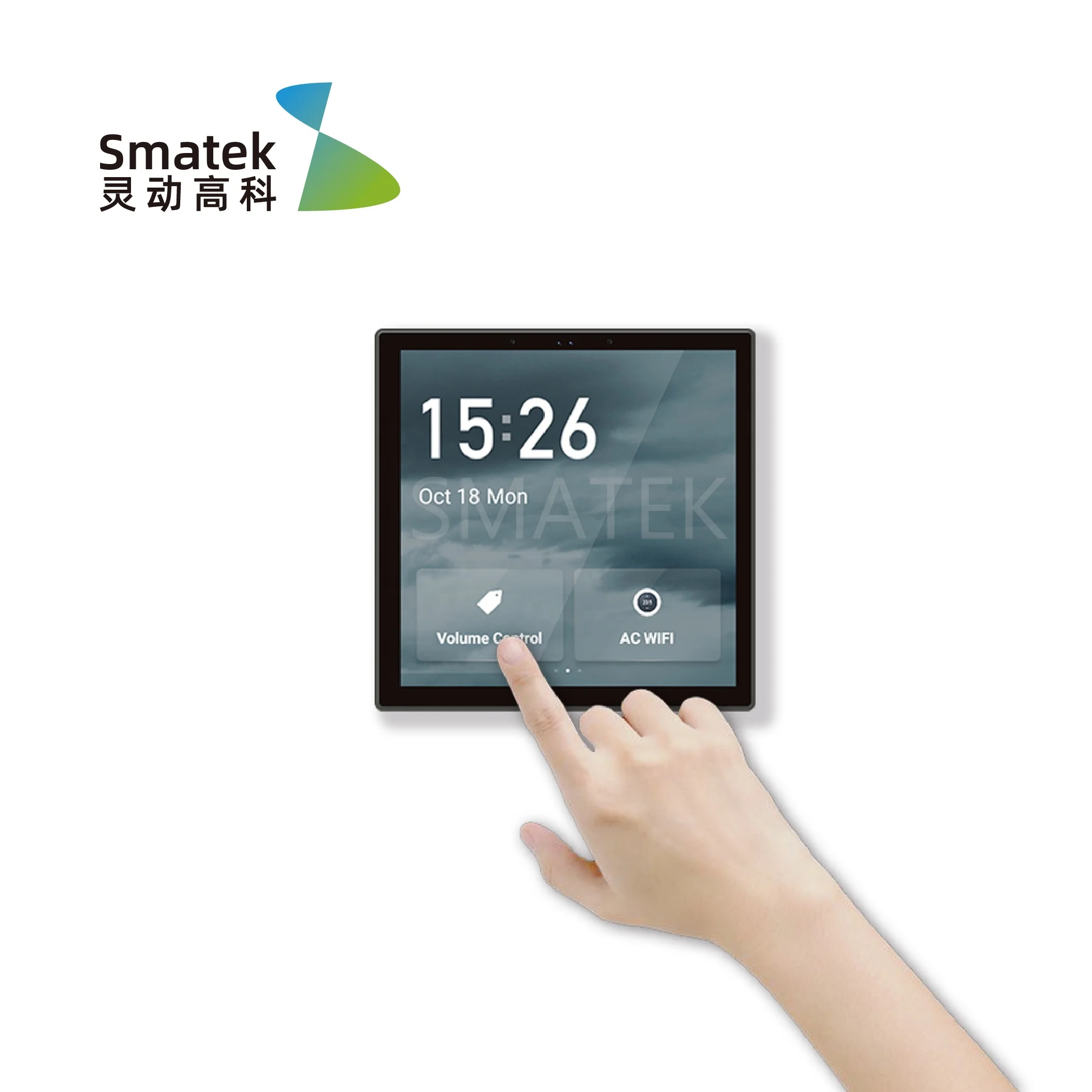 In-Wall Central Lighting Control Touch Panel Kit with Zigbee Hub Gateway for Wireless Light Switch