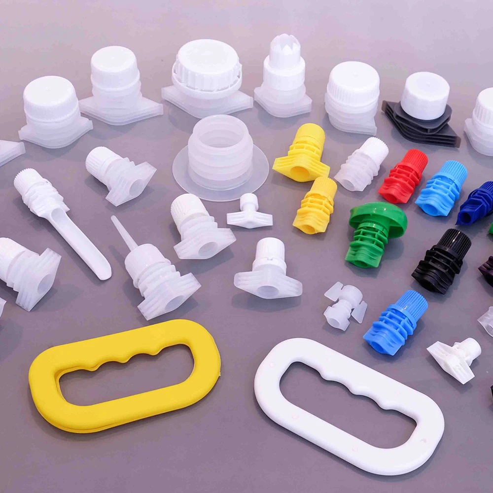 Shantou 9.6mm 21.5mm 28mm 30mm 38mm food packing plastic bag spout with cap