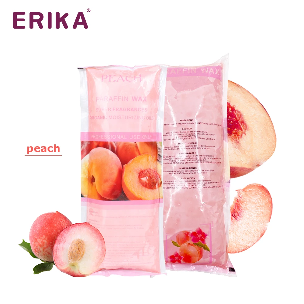 1LB Peach Flavored Paraffin Wax Ideal for Luxurious SPA Nail Salon Treatments High Quality Formula Fast Reliable Shipping