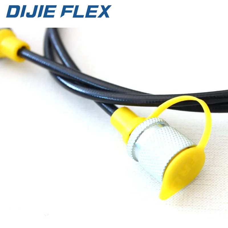 DN3 micro bore test hos black flexible air small diameter high pressure nylon hose Ultra High Pressure Test Hose