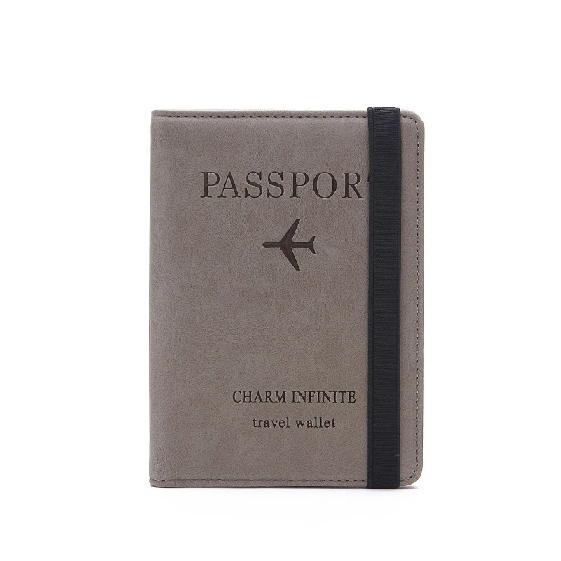 2024 New Arrival Travel PU leather passport wallet card holder porta pasaporte logo custom sublimation rfid passport holders